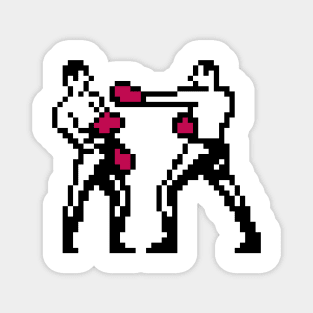 Boxing Men Pixel Art Magnet