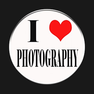 Photography Button T-Shirt