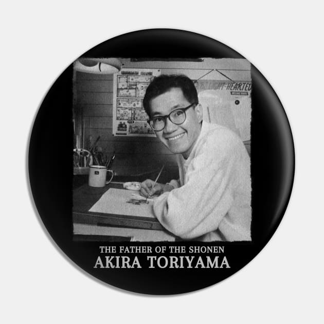 Akira Toriyama - Father Of The Shonen Pin by Blackpumpkins