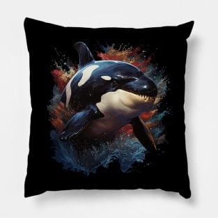 Patriotic Orca Pillow