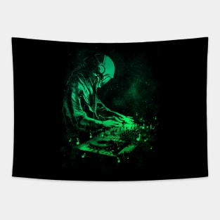 Galactic DJ Astronaut - EDM Music Vibes Tapestry