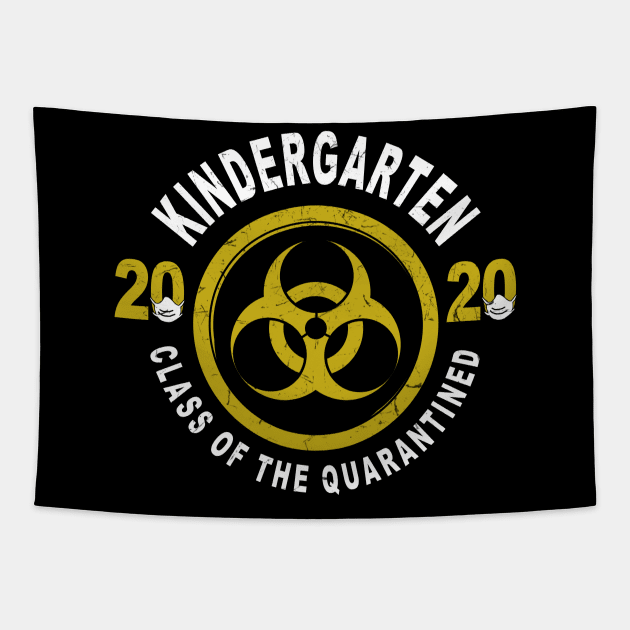 Kindergarten 2020 Class Of The Quarantined Graduation Tapestry by KiraT