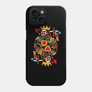 King heart skull Phone Case