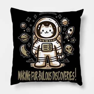 Space Paws Furbulous Discoveries Pillow