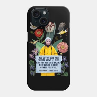 Greta Thunberg - Climate Activist Phone Case