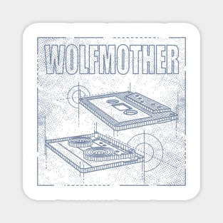 Wolfmother - Technical Drawing Magnet