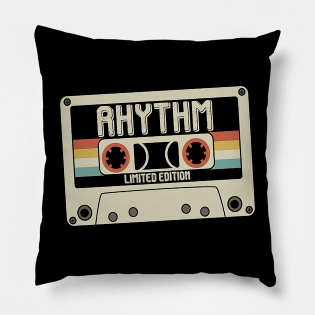 Rhythm - Limited Edition - Vintage Style Pillow by Debbie Art