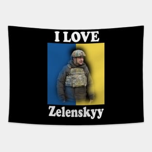 i love zelensky Tapestry