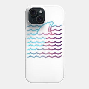 Shark Wave Graphic Beach Vibes Phone Case