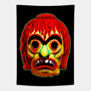 Monster With Bloodshot Eyes and Yucky Chin Boils Tapestry