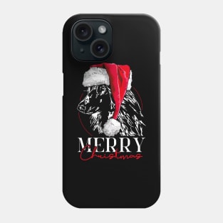 Santa Afghane Hound Merry Christmas dog mom Phone Case