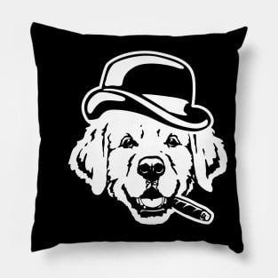 Golden Retriever Troublemaker Pillow