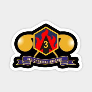 3rd Chemical Brigade - SSI w Br - Ribbon X 300 Magnet