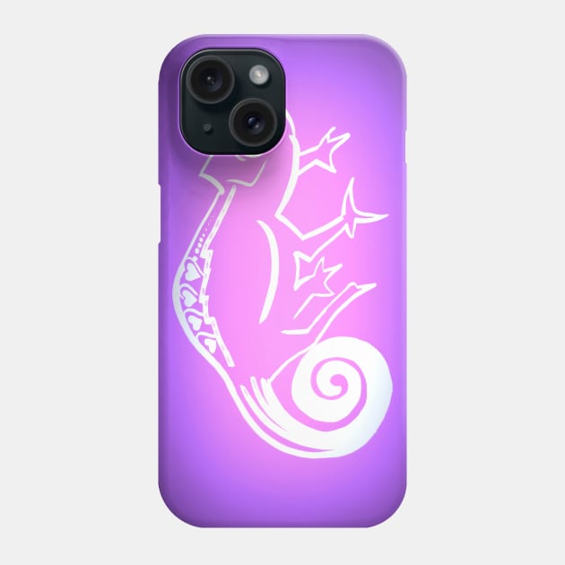 Purple Chameleon Phone Case by SheerJoy