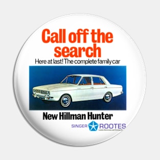 HILLMAN HUNTER - advert Pin