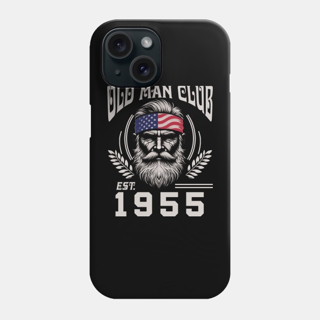 Old Man Club EST 1955 Phone Case by super soul