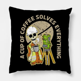 surveyor and coffee Pillow