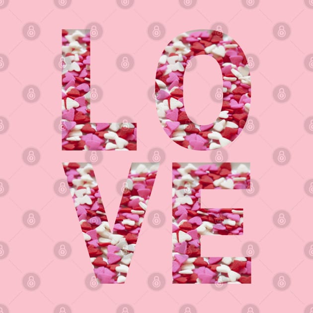 Love with Candy Hearts Design by Orchyd