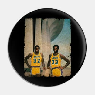 Magic Johnson and Kareem Abdul Jabbar Pin