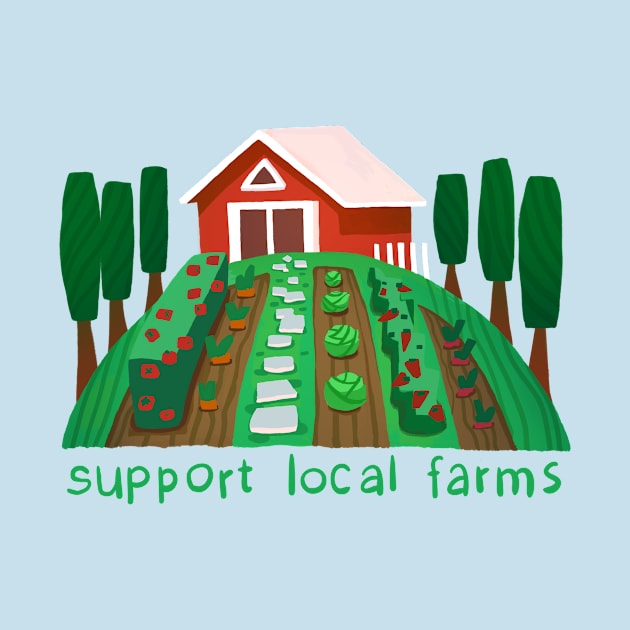 Support local farmers by croquis design