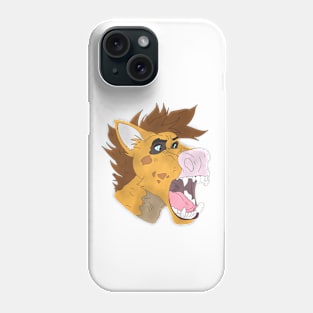 Anthro animal face Phone Case