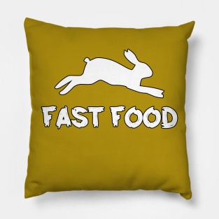 Hoppy Meals - Funny Fast Food Rabbit Pillow