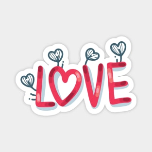 Love - Handwritten Digital Graphics GC-096 Magnet