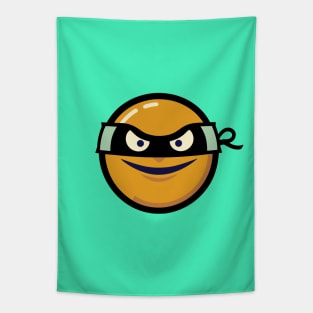 Ninja emoticon Tapestry