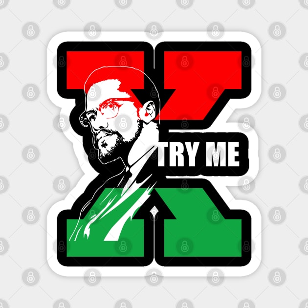 Malcolm X, Black Lives Matter, African American, Black Girl Magic Magnet by UrbanLifeApparel