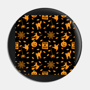 Halloween Pattern Pin