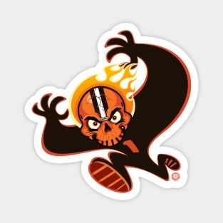 Go Browns SkullyDawg Shadow Runner Magnet