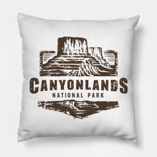 Canyonlands National Park Reflections: Mirror of Natural Beauty Pillow