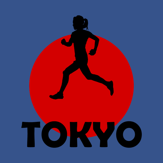 Athlete is life in Tokyo by ArtDesignDE