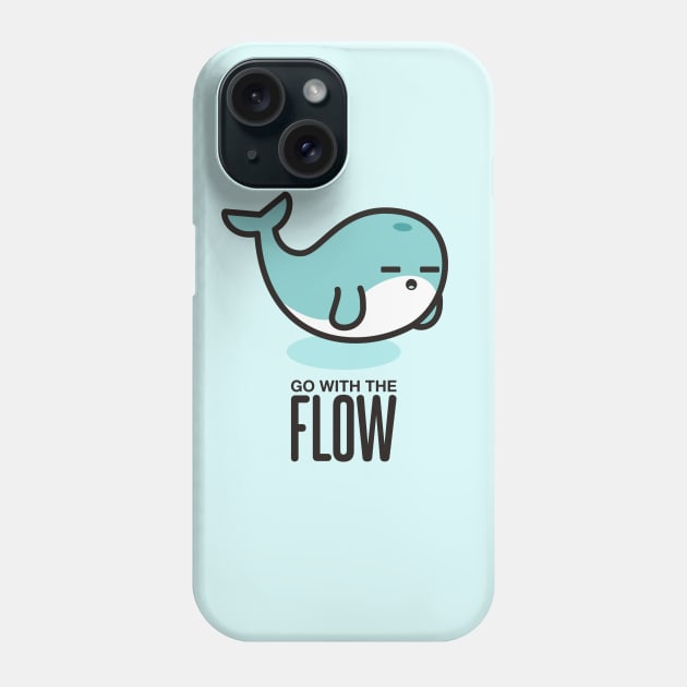 Go with the Flow Phone Case by Johnitees