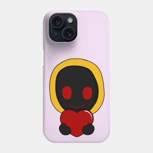 hoodie valentine chibi Phone Case