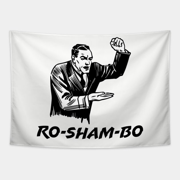 Roshambo - Ro-Sham-Bo Game Tapestry by fromherotozero