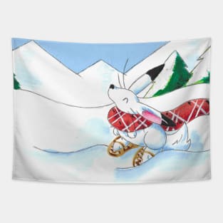 Snowshoe Hare Tapestry