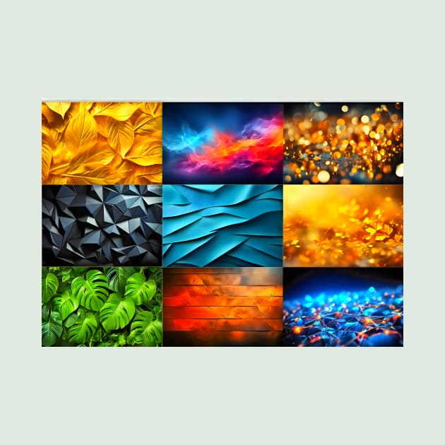 Mosaic luxurious divers backgrounds by Choulous79