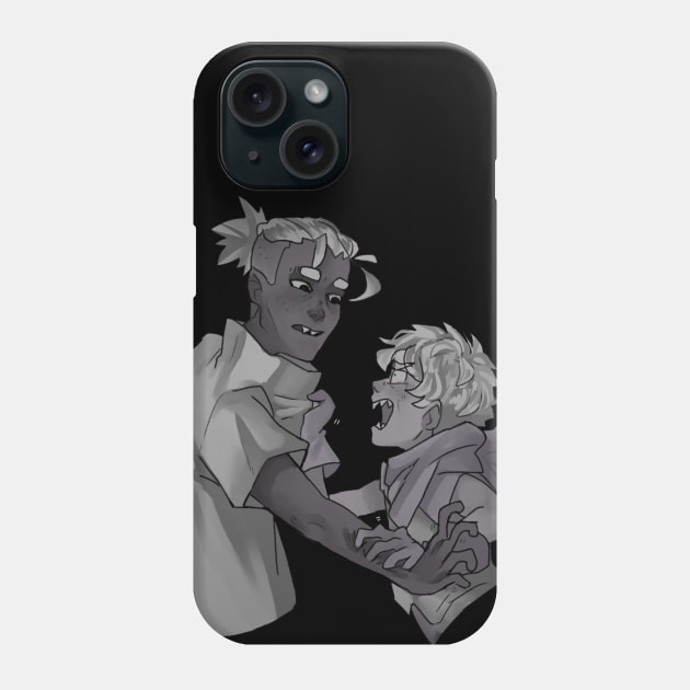 SwapFell Papyrus and Sans Humanization Sketch Phone Case by WiliamGlowing