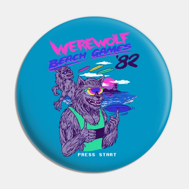 Werewolf Beach Games Pin by Hillary White Rabbit