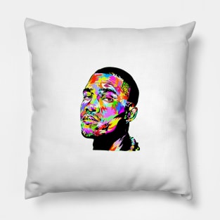 Frank Face colorful Pillow