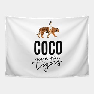 Coco and the Tigers Tapestry