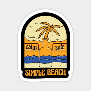 Simple Beach Magnet