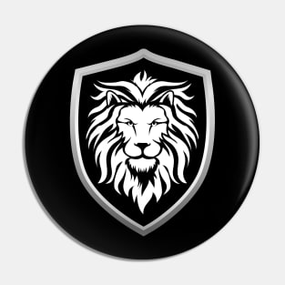 Lion Shield Pin