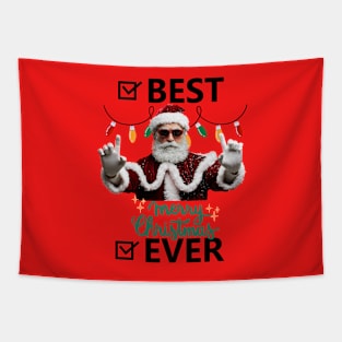 BEST MERRY CHRISTMAS EVER - SANTA Tapestry