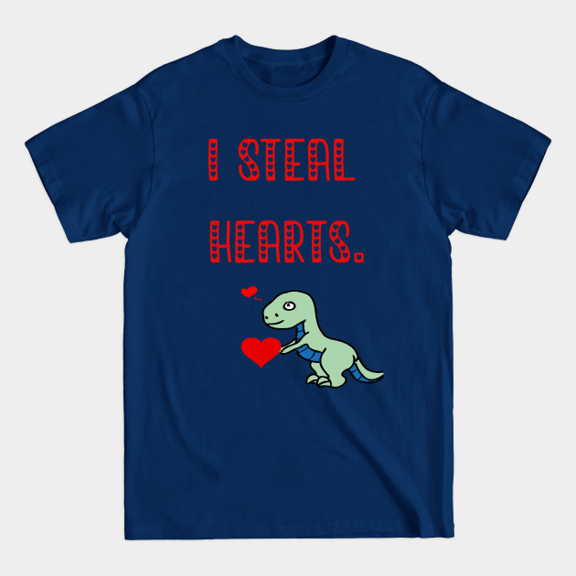 Discover I i Steal Hearts Trex Dino Cute Baby Boy Valentines Day Gift 2021 - I I Steal Hearts Trex Dino Cute Baby - T-Shirt