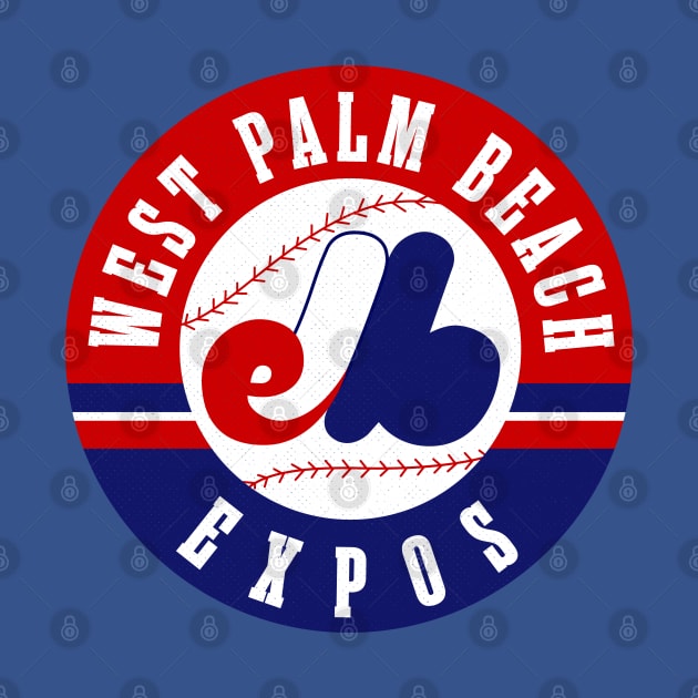 Vintage West Palm Beach Expos Baseball 1969 by LocalZonly