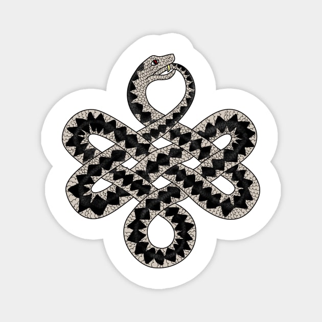 Adder Magnet by KnotYourWorld4