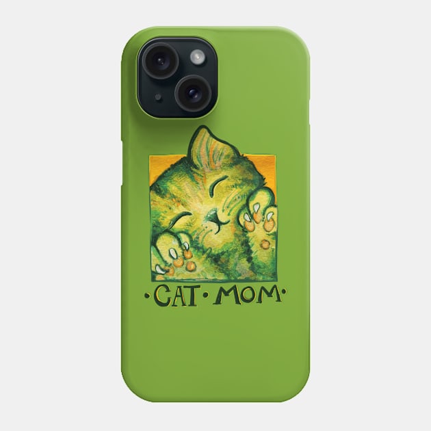 Cat Mom Phone Case by bubbsnugg