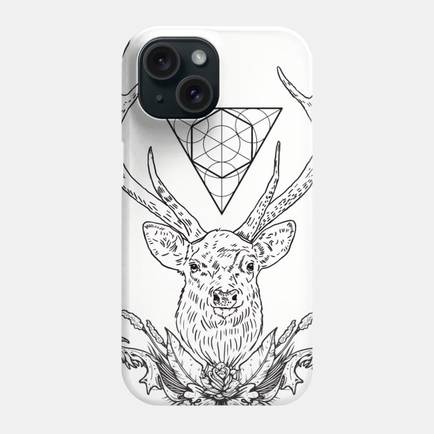 Saint Deer Phone Case by Up_Design